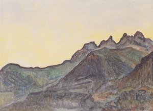 Las Dents du Midi de Ferdinand Hodler